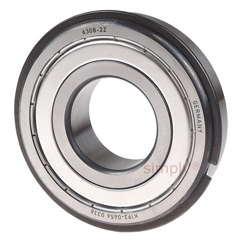 Major Branded 63082ZNR Metal Shielded Snap Ring Deep Groove Ball Bearing 40x90x23mm 