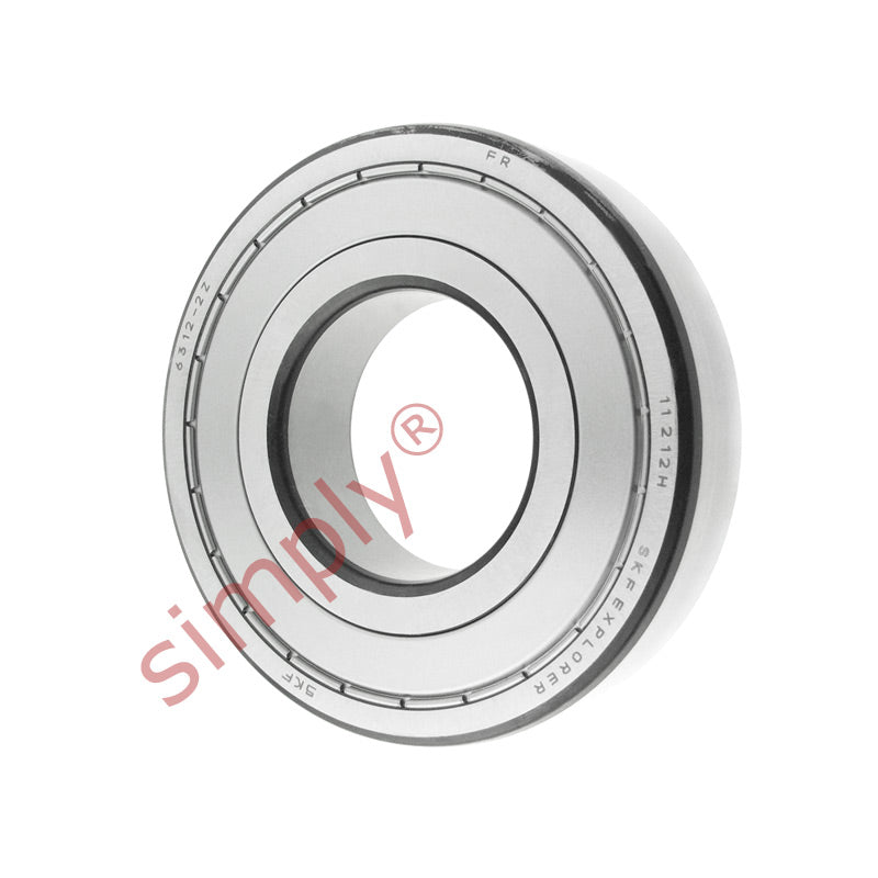 SKF 63122Z Metal Shielded Deep Groove Ball Bearing 60x130x31mm