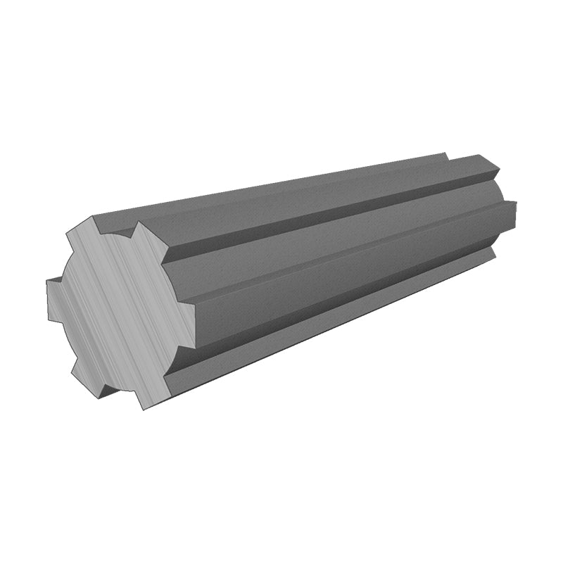 Major Brand SPS32X26X6/1 Metric Steel Splined Shaft with 6 Splines 26x32x1000mm - Allow 2-3 Days