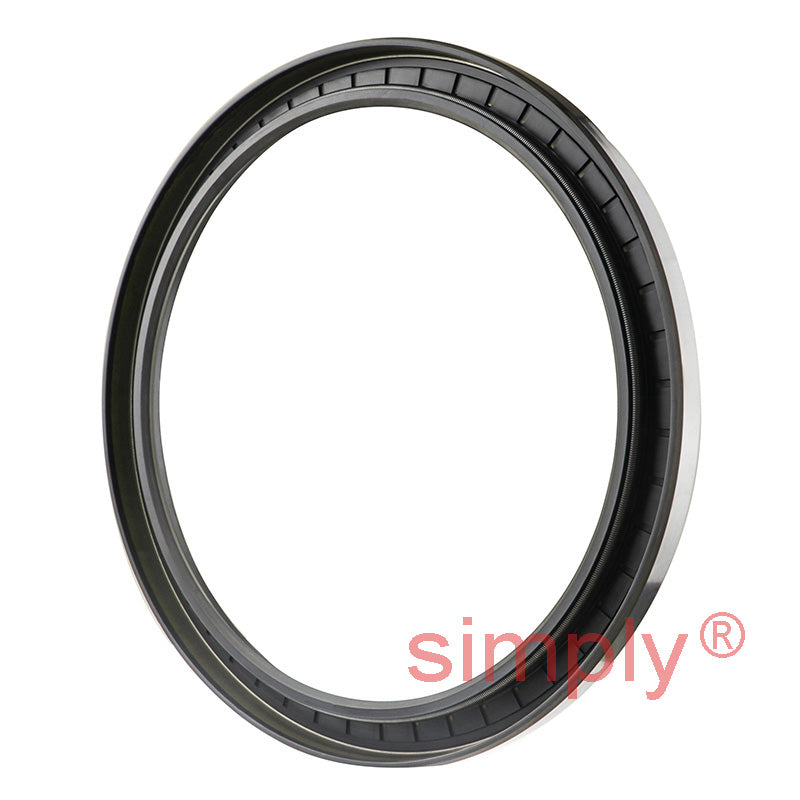 7.25x8.75x0.56 inch Nitrile Rubber Single Lip Rotary Shaft Oil Seal with Garter Spring R21 / SC