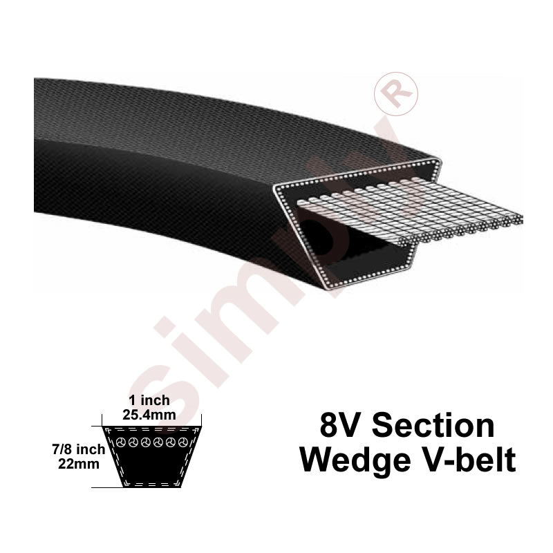 8V1700 Pix Narrow Profile V-Belt