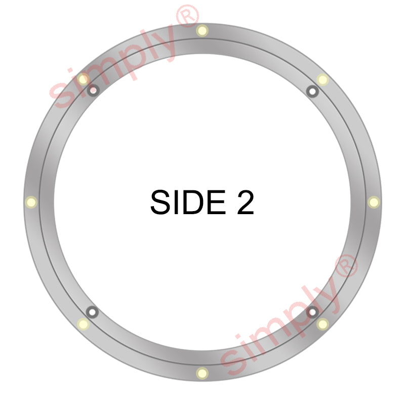 990mm Round Lazy Susan Rotating Aluminium Turntable Bearing