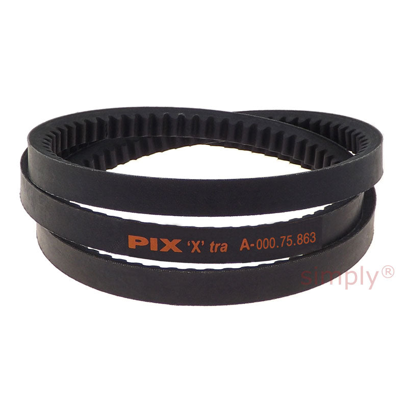 A-000.75.863 Lawn and Garden Machinery Toothed Belt Fits Gutbrod