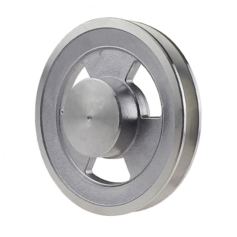 SPZ Section Un-Bored Aluminium Pulley with 1 Groove 100mm Pitch Diameter