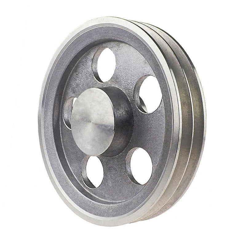 SPZ Section Un-Bored Aluminium Pulley with 2 Grooves 180mm Pitch Diameter