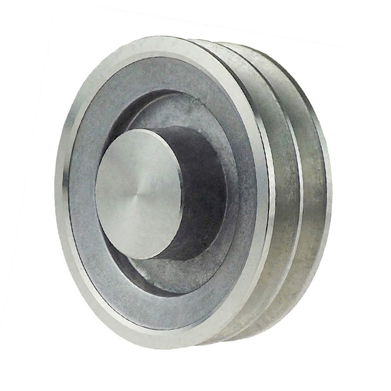 SPZ Section Un-Bored Aluminium Pulley with 2 Grooves 70mm Pitch Diameter
