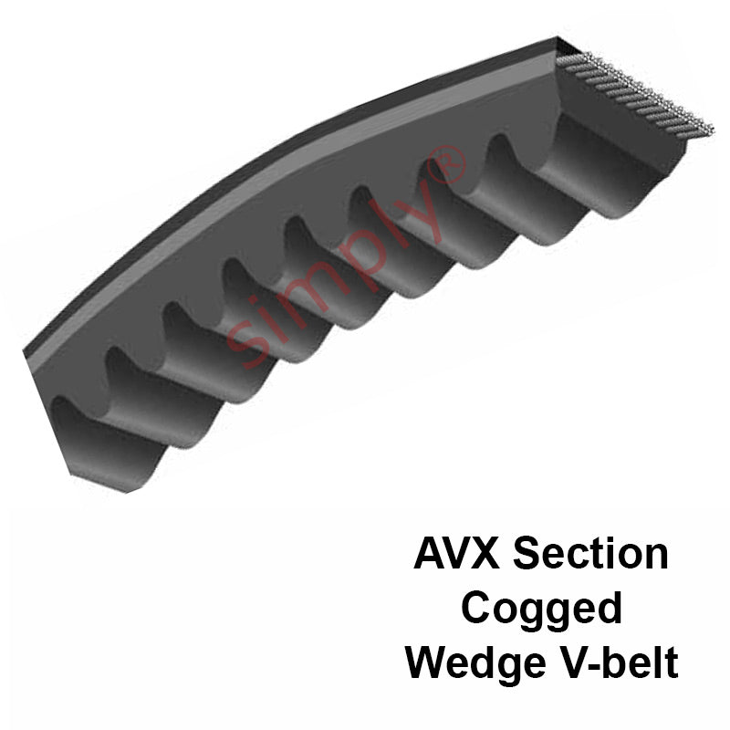 AVX11.5x730 Pix AVX-Section Cogged V-Belt