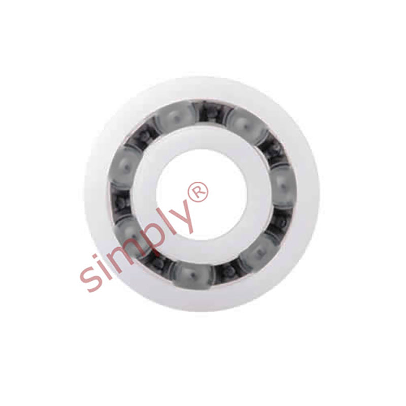 xiros xirodur BB6003B18010GL Open Type Radial Groove Ball Bearing with PA Cage and Glass Balls 17x35x10mm - Allow 2-3 Days