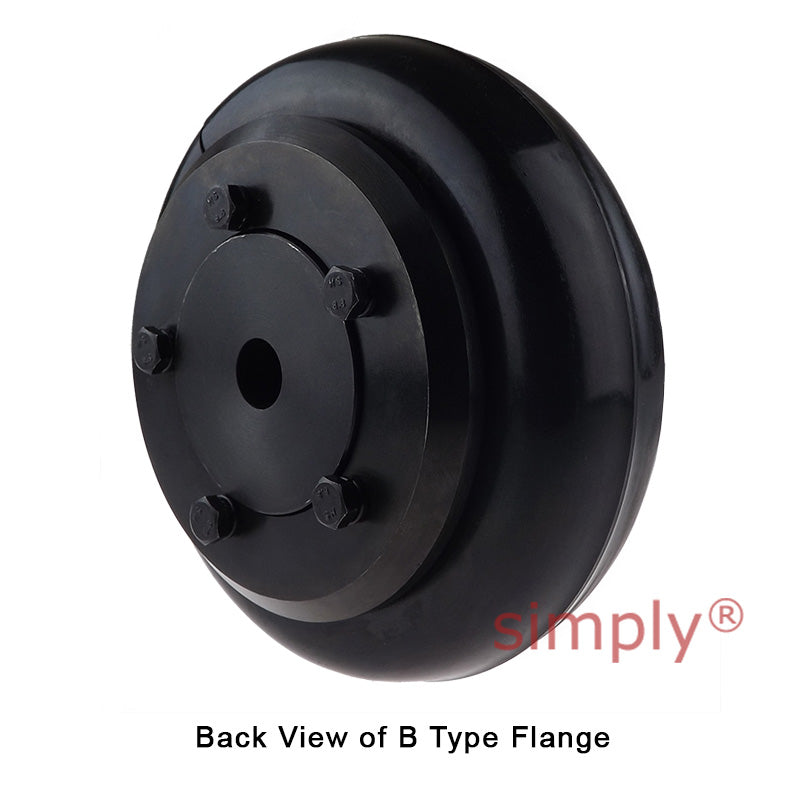 Major Branded F70B/F70B Pilot Bored Tyre Drive Coupling Assembly with Natural Rubber Tyre