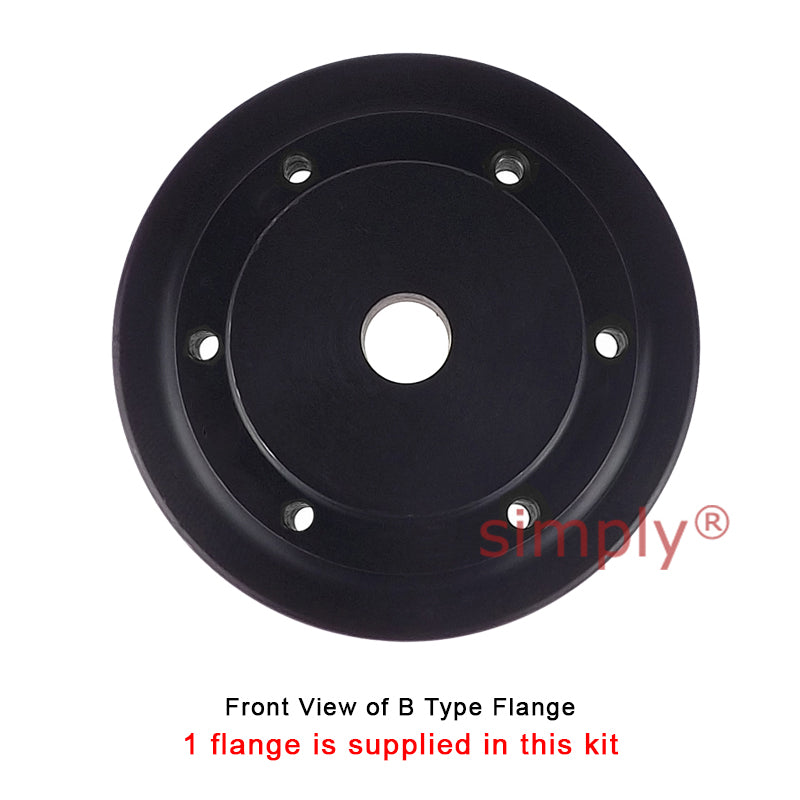 Major Branded F110F/F110B Inner Facing Taper Bore/Pilot Bored Type Tyre Drive Coupling Assembly with Natural Rubber Tyre