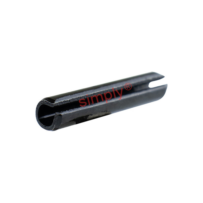 Imperial Slotted Carbon Spring Steel DIN1481 Spring Roll Pins with Black Oxide Finish 3/8x1-3/4 inch