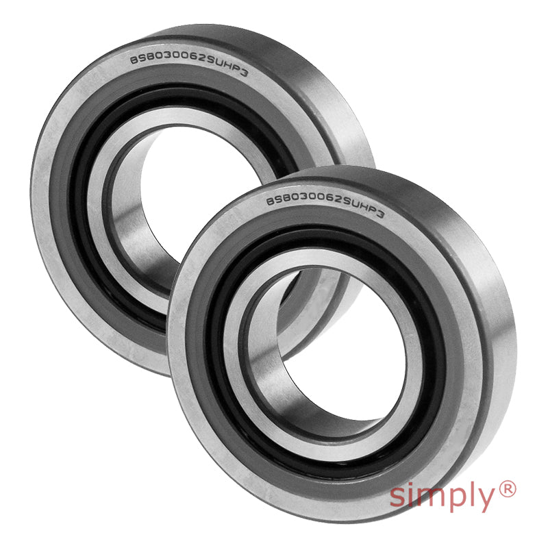 Major Branded 30TAC62 Pair of High Precision Angular Contact Ball Bearing with Ball Screw Supports 30x62x15mm