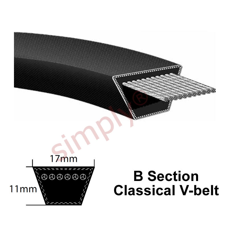 B185 Pix Classical B-Section Muscle V-Belt