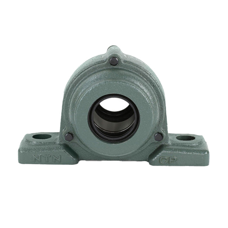 NTN C-UKP307SD1/HS2307 Imperial Cast Iron Two Bolt Pillow / Plummer Block Housing with Cast Iron Cover - Open Version - Insert and Adaptor Sleeve Fits 1-1/8 inch Shaft - Allow 2-3 Days
