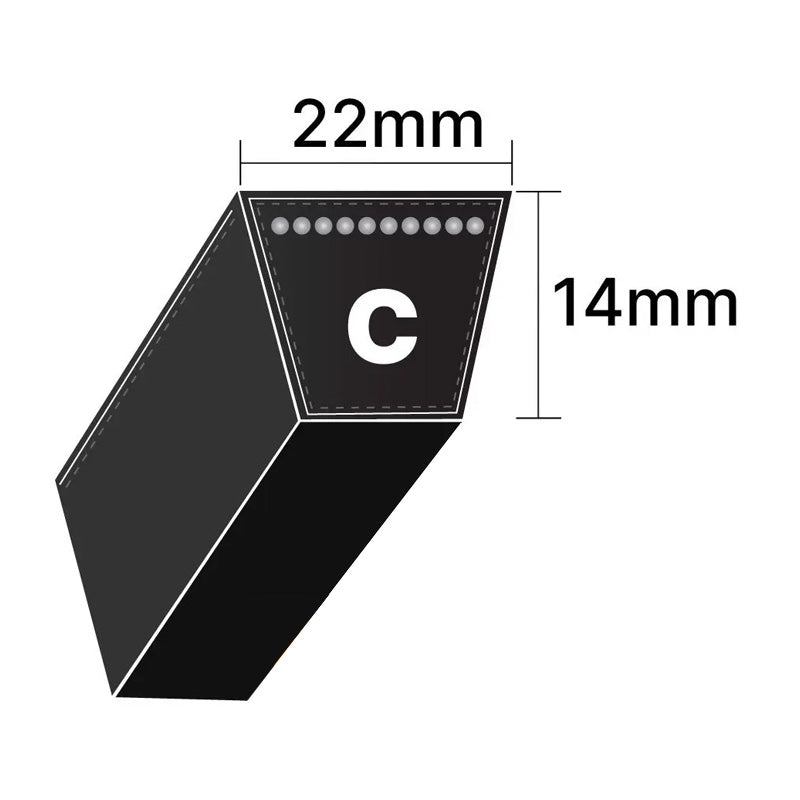 C37.5 Pix C-Section V-Belt