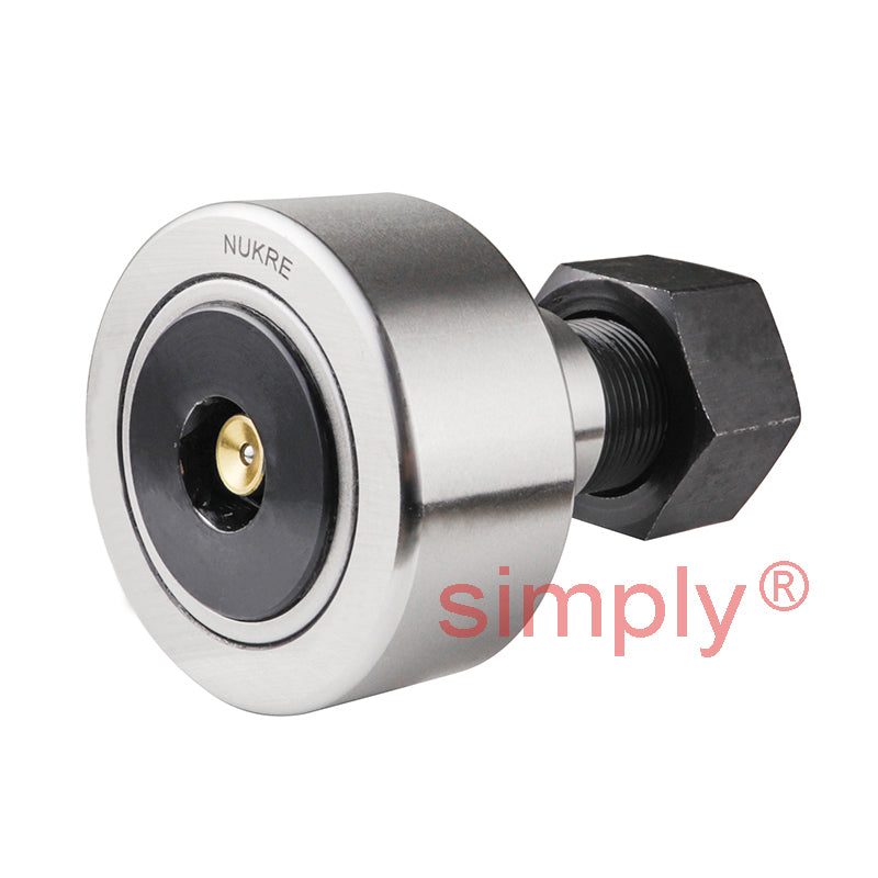 Budget NUKRE47A Crowned Cam Follower with Eccentric Stud 47x24x24 M20x1.5 Thread