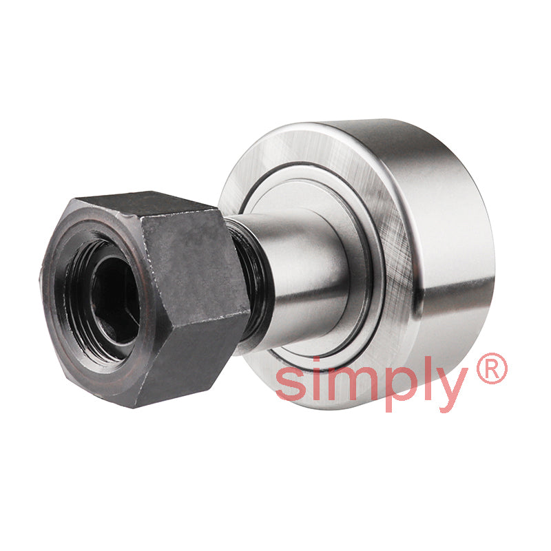Budget NUKRE47A Crowned Cam Follower with Eccentric Stud 47x24x24 M20x1.5 Thread