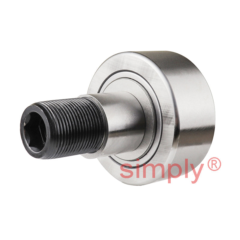 Budget NUKRE72A Crowned Cam Follower with Eccentric Stud 72x28x28 M24x1.5 Thread