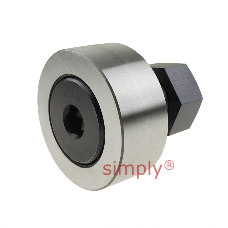 IKO CF10BUUR Hex Head Lip Sealed Crowned Cam Follower 22x12x10mm M10x1.25 Thread