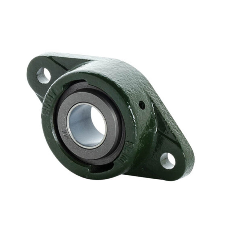 Major Brand DF9-48E-DU Imperial Cast Iron Two Bolt Oval Flanged Housing with 3 inch Bore Steel Insert - Allow 3-4 Weeks