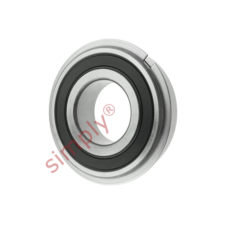 Major Brand 16022RSNR Rubber Sealed with a Snap Ring Deep Groove Ball Bearing 0.25x0.6875x0.3125 inch