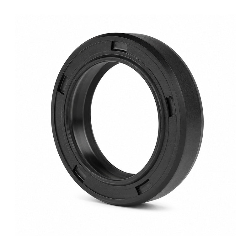 1.75x2.37x0.31 inch Nitrile Rubber Double Lip Rotary Shaft Oil Seal with Garter Spring R23 / TC Style