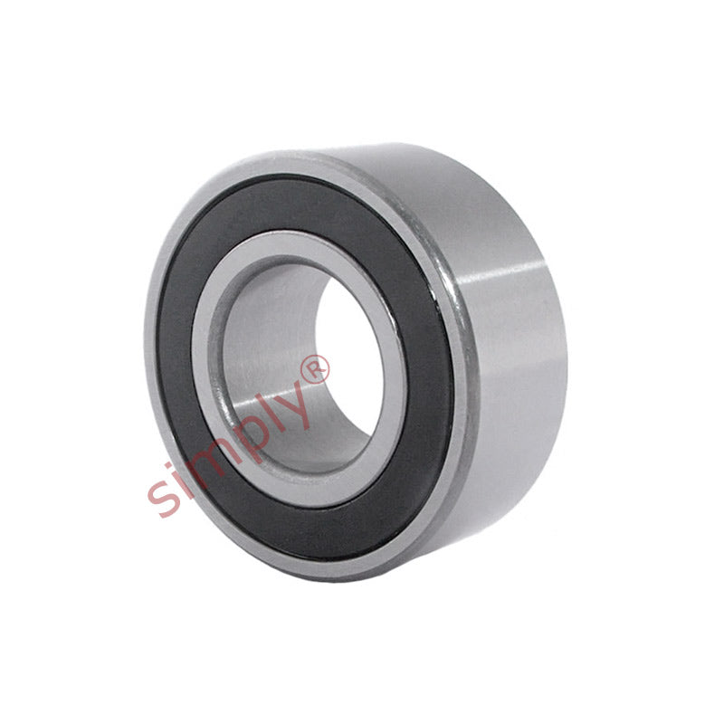 3208B2RSTV Double Row Angular Contact Ball Bearing 40x80x30.2mm
