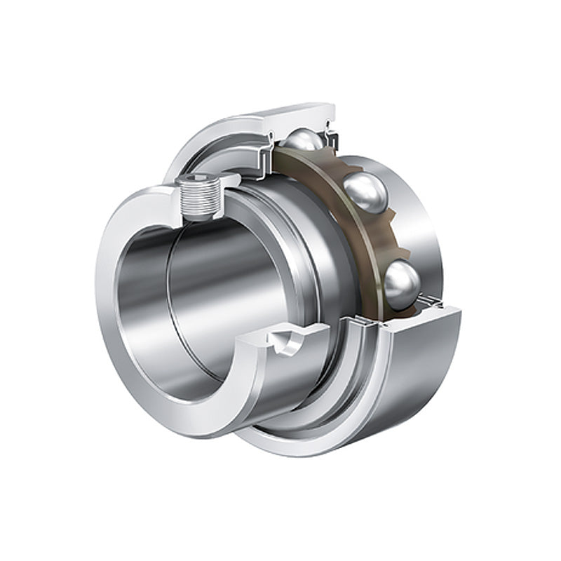 INA E20XLKLL Metric Parallel Outer Bearing Insert with L Seals and Eccentric Collar 20x47x43.7mm