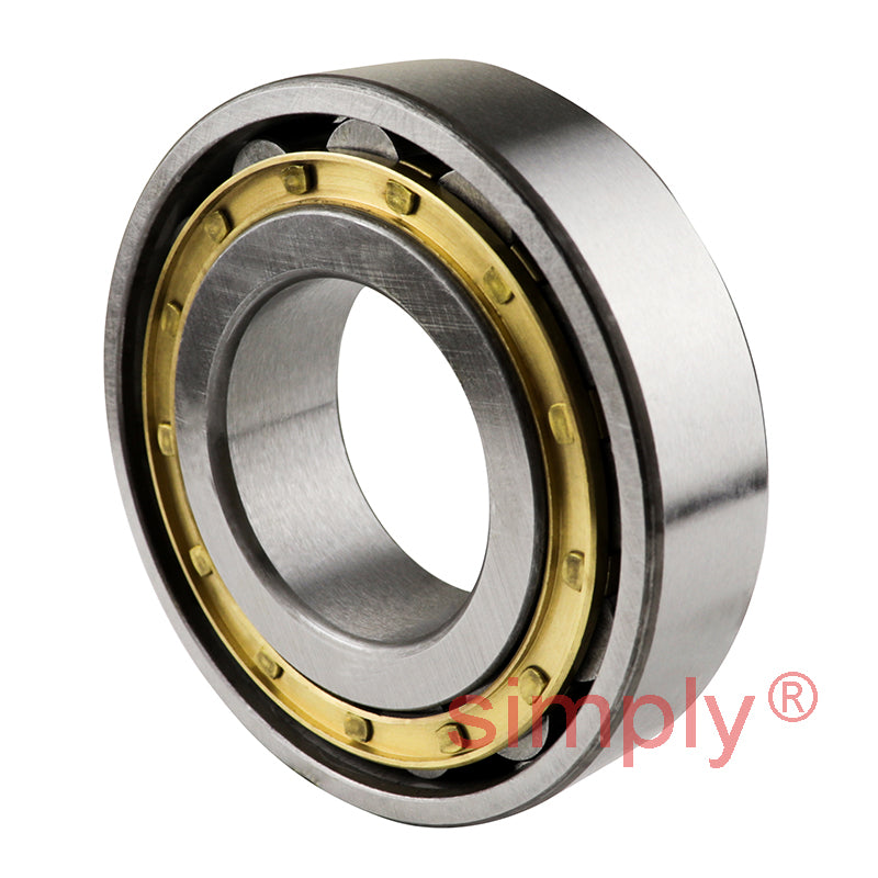 N319EMC3 Single Row Cylindrical Bearing Brass Cage Extra Load 95x200x45mm