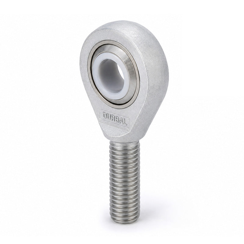 Durbal EMA06-60-501 Maintenance Free Right Hand Metric Aluminium / PTFE Lined Male Rod End M6 Thread