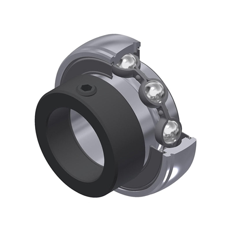 SNR ES207G1N Metric Flatback Grooved Spherical Outer Bearing Insert 35mm Bore 72mm Outside Diameter with Eccentric Collar - Allow 2-3 Days