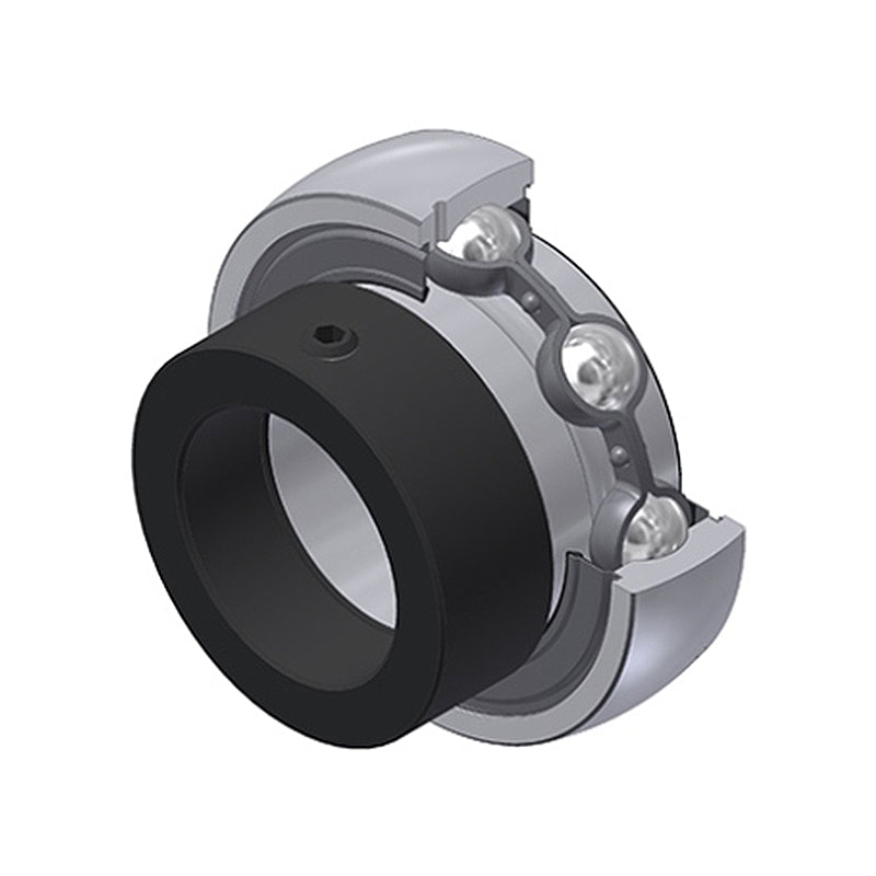 SNR ES204-12G2T04 Imperial Flatback Spherical Outer Low Temp Bearing Insert 3/4 inch Bore 47mm Outside Diameter with Eccentric Collar - Allow 2-3 Days