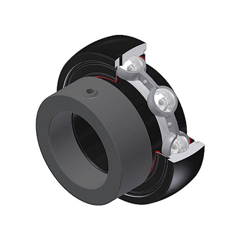 SNR ES211-35G2T20 Imperial Flatback Spherical Outer High Temp Bearing Insert 2-3/16 inch Bore 100mm Outside Diameter with Eccentric Collar - Allow 2-3 Days