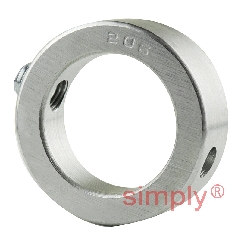 SNR ES206G2 Metric Flatback Spherical Outer Bearing Insert 30mm Bore 62mm Outside Diameter with Eccentric Collar