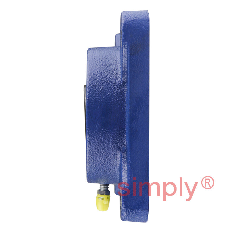 SNR ESF206-19 Imperial Four Bolt Square Cast Iron Flange Housing with Eccentric Collar 1-3/16 inch Bore