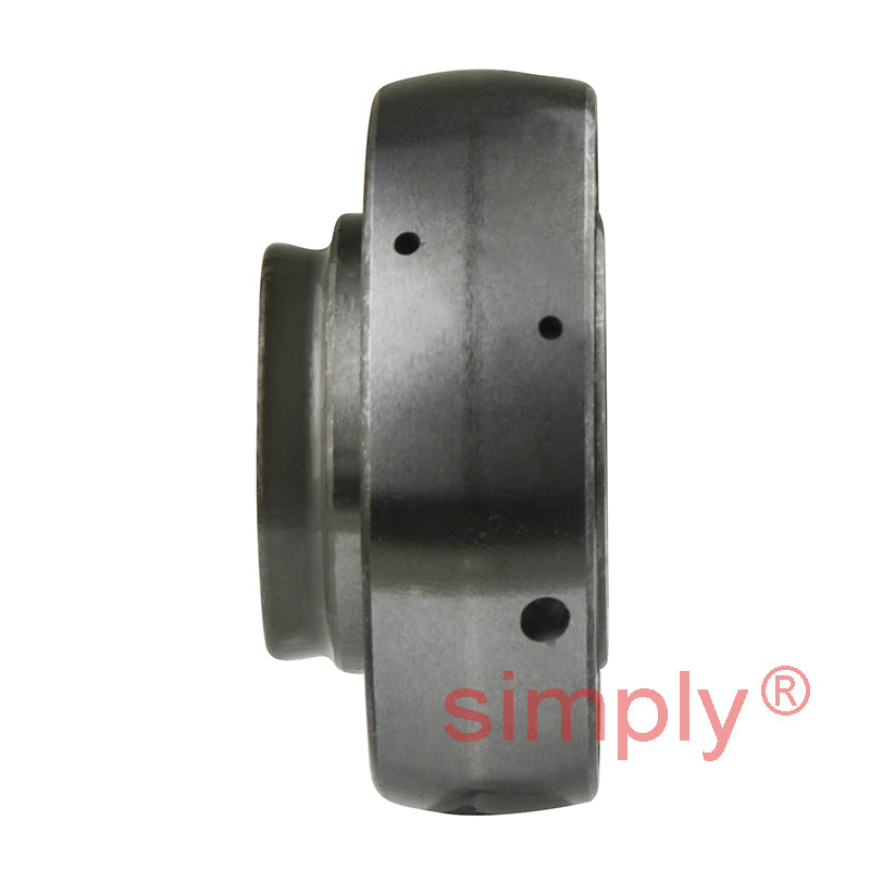 SNR ESPFL204 Metric Two Bolt Oval Pressed Steel Bearing Housing with 20mm Eccentric Collar Insert