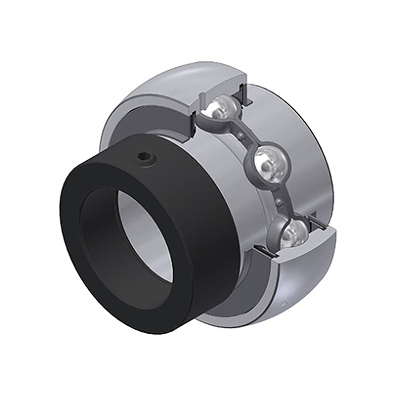 SNR EX210-30G2T04 Imperial Full Width Spherical Outer Low Temp Bearing Insert 1-7/8 inch Bore 90mm Outside Diameter with Eccentric Collar - Allow 2-3 Days