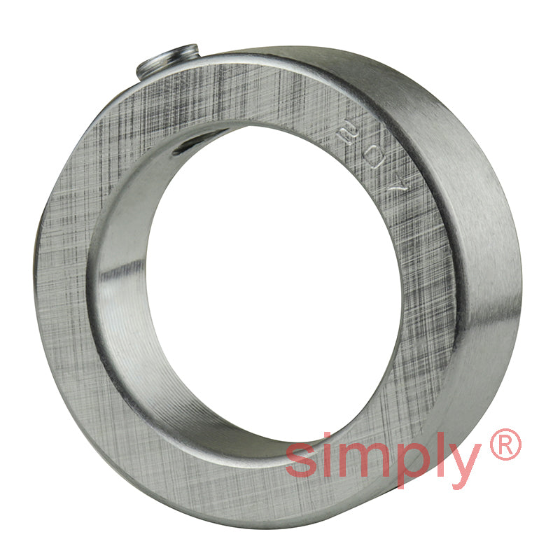 SNR EXFLE207L3 Metric Two Bolt Cast Iron Oval Housing with 35mm Bore Eccentric Collar Insert with Triple Lip Seal