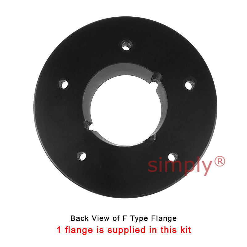 Major Branded F70F/F70B Inner Facing Taper Bore/Pilot Bored Type Tyre Drive Coupling Assembly with Natural Rubber Tyre