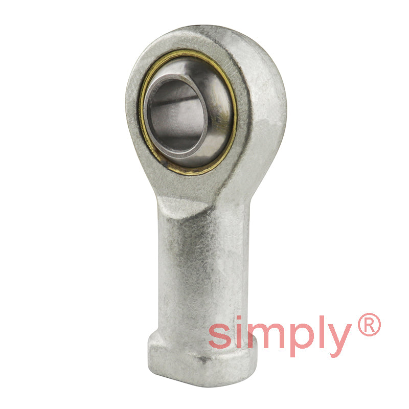 Dunlop FBL-16CG Left Hand Metric Steel / Bronze Lined Maintenance Required Plain Female Rod End M16x1.5 Thread - Allow 7-10 Days