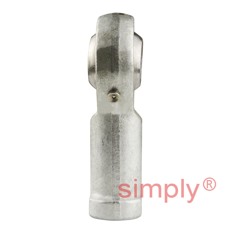 Dunlop FBL-16CG Left Hand Metric Steel / Bronze Lined Maintenance Required Plain Female Rod End M16x1.5 Thread - Allow 7-10 Days