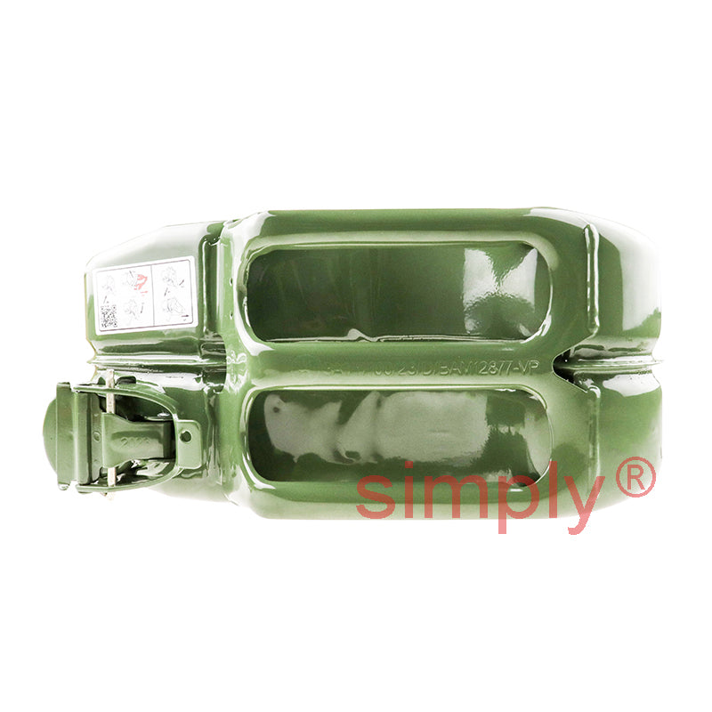 FCG20 Rugged Heavy Duty Metal Fuel Can 20L Green for Petrol Diesel Oil Kerosene Paraffin Gasoline etc