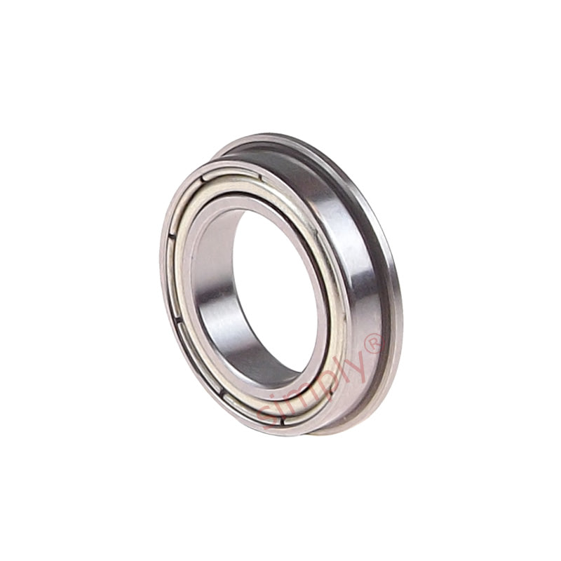 F6704ZZ Budget Metal Shielded Flanged Thin Section Deep Groove Ball Bearing 20x27x4mm
