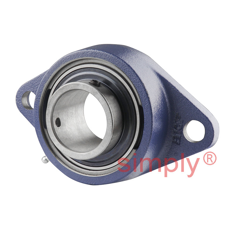 SKF FYTB45TF Oval Cast Housing with Grub Screws 45mm Insert 