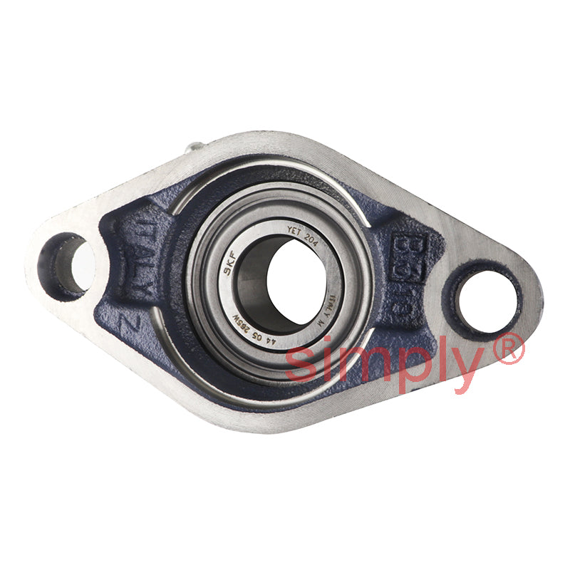 SKF FYTB20FM Oval Cast Housing with Grub Screws 20mm Insert 