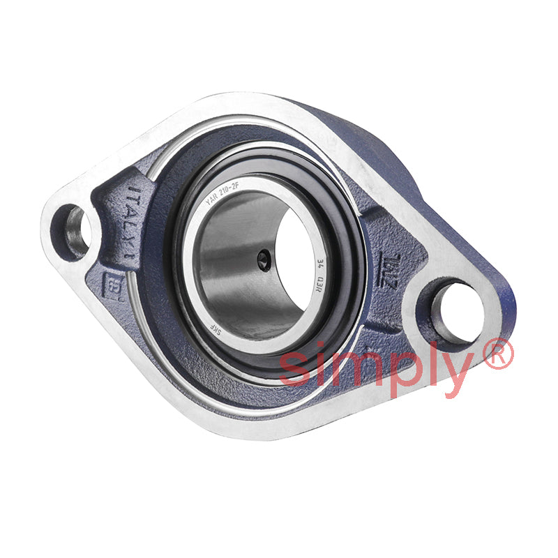 SKF FYTB50TF Oval Cast Housing with Grub Screws 50mm Insert 