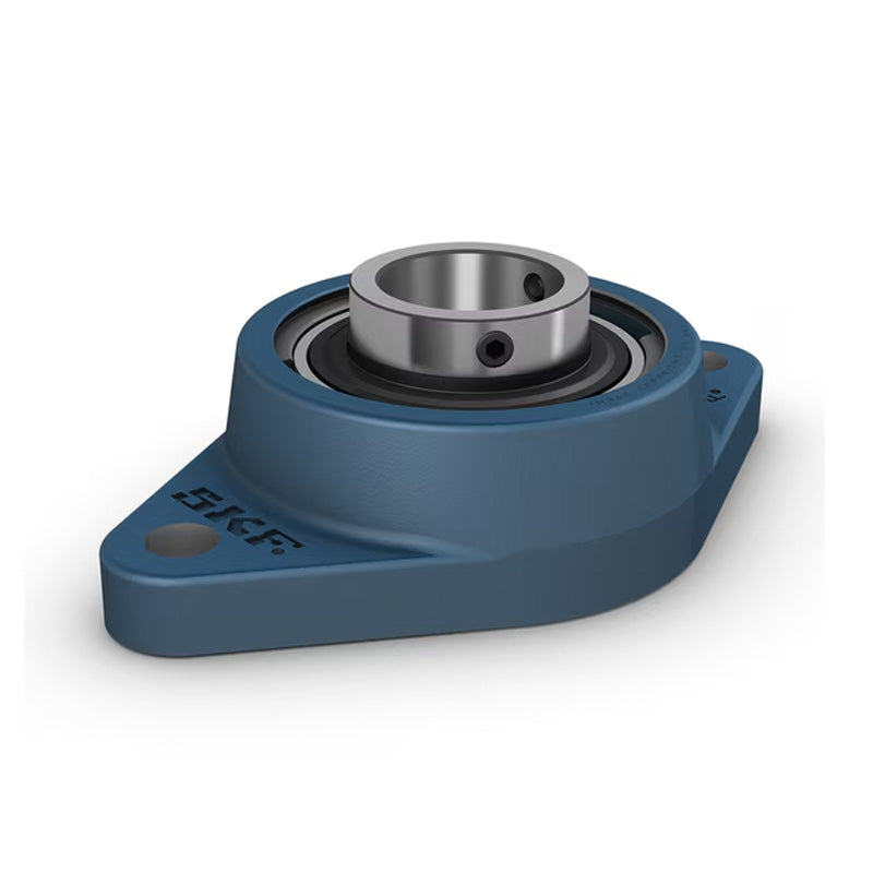 SKF FYTB1-3/4TF Square Cast Housing with Grub Screws 1-3/4 inch Insert 