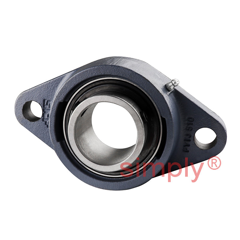 SKF FYTJ50TF Oval Cast Housing with Grub Screws 50mm Insert 