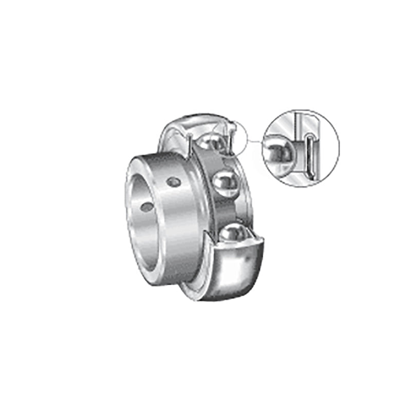 INA GAY50XLNPPB Metric Spherical Outer Bearing Insert with P Seals and Grub Screws 50x90x43mm