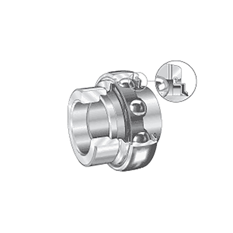 INA G1104206KRRBAS2/V Imperial Spherical Outer Bearing Insert with R Seals and Eccentric Collar 31.75x62x48.5mm